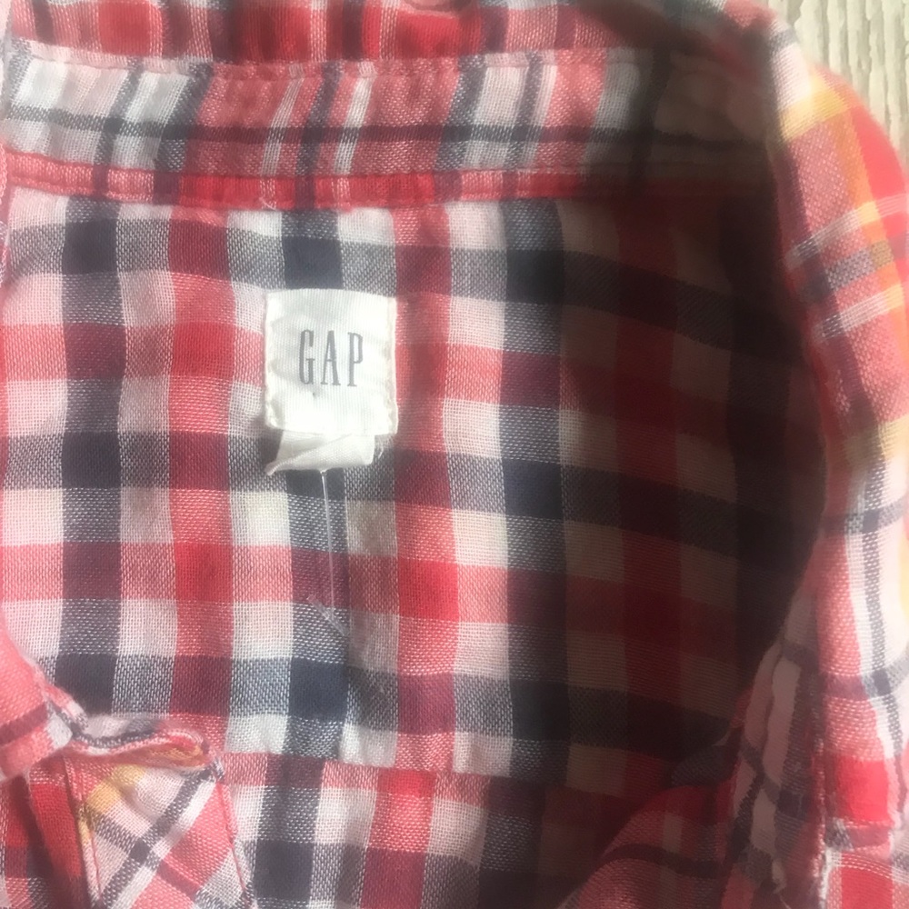 Gap Flannel Top - image 3